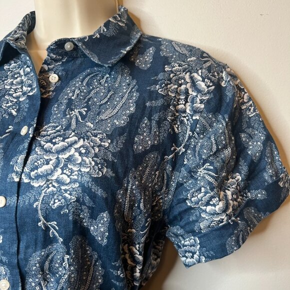 Lauren Ralph Lauren Floral Belted Shirt Dress (2P) - Picture 7 of 15